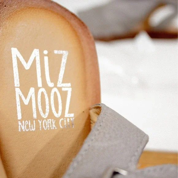 Miz Mooz - Leather Ankle-Strap Sandals - Fifi - Glacier Gray - 40 EU / 9-9.5 US - Picture 8 of 10